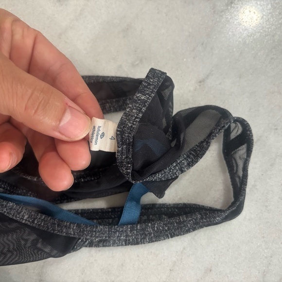 lululemon athletica Black and Gray Muscle Tee - Picture 4 of 4